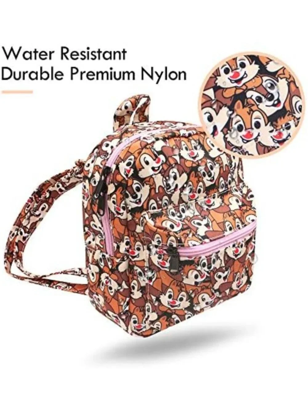 Cute Cartoon Nylon Daypack - Multipurpose Travel Bag for iPad Mini & Shopping